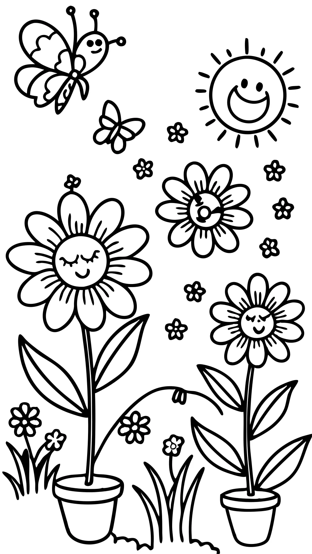 coloring pages spring